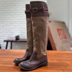 Lucky Brand NIVO Leather Over the Knee Boots